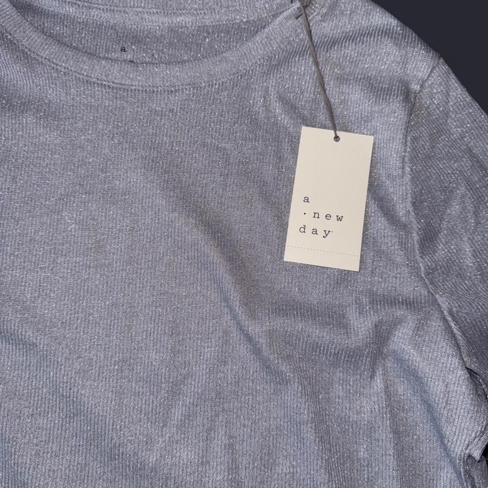 A New Day Silver Long Sleeve Tee - Picture 3 of 4